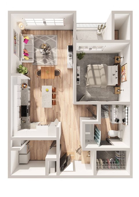 1 bedroom 1 bathroom at Gateway at Arvada RIdge